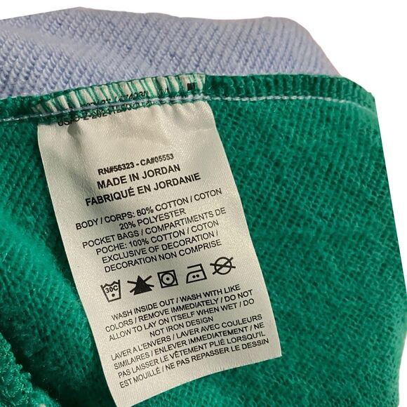 Nike Sweatpants WMNS XL Green Colorblock Tapered Fleece Sporty Swoosh Activewear - Picture 6 of 11